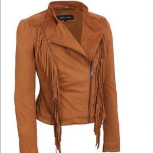 Black Rivet Suede Tassel Jacket NWOT